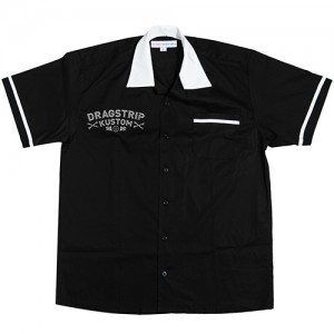 Dragstrip Clothing Mens Bowling Shirt East Side Kustom